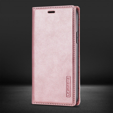 Flip Cover iPhone 11 Pro Max LC.IMEEKE effetto pelle