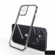 iPhone 11 Pro Max Custodia trasparente con cerchi in metallo SULADA