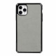 Flip Cover iPhone 11 Pro Max Cover staccabile in vera pelle di litchi