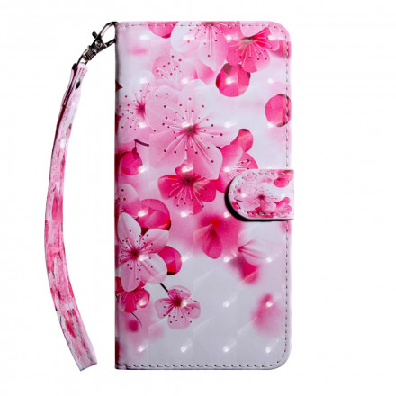 Custodia iPhone SE 2 Fiori rosa