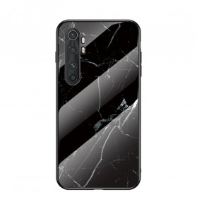 Xiaomi Mi Note 10 Lite Custodia Colori Marmo Vetro Temperato
