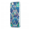 Custodia iPhone SE 2 / 8 / 7 Silicone Marble Geometry