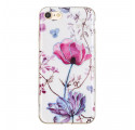 Custodia iPhone SE 2 / 8 / 7 Flowers Glitter Design
