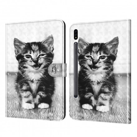 Custodia in similpelle Samsung Galaxy Tab S7 Kitten