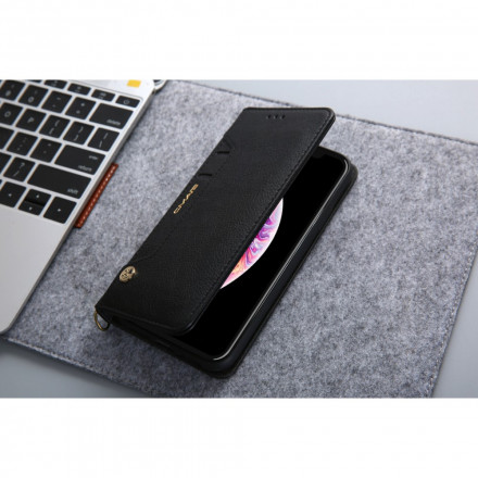 Flip Cover iPhone XR effetto pelle multi-card CMAI2