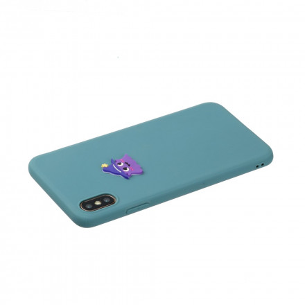 Custodia in silicone per iPhone X / XS Fun Animal Logo