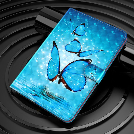 Samsung Galaxy Tab S7 Custodia in similpelle Farfalle