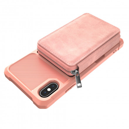 Custodia a portafoglio multifunzione per iPhone XS Max