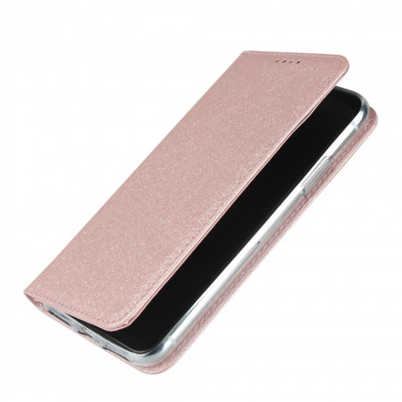 Flip Cover iPhone XS Max Style in pelle morbida con cinturino
