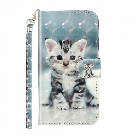 Custodia con cinturino leggero per iPhone XS Max Kitten