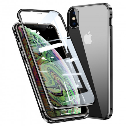 iPhone XS Max Custodia in vetro temperato fronte e retro