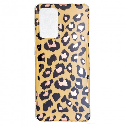 Samsung Galaxy A52 4G / A52 5G Custodia marmostile leopardo