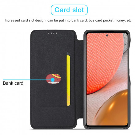 Flip Cover Samsung Galaxy A52 4G / A52 5G LC.IMEEKE Effetto Pelle