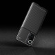 Xiaomi Redmi Note 10 Pro Custodia Flessibile in Fibra di Carbonio