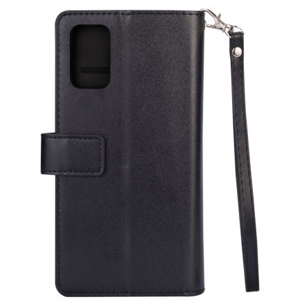 Samsung Galaxy A72 4G / A72 5G Custodia portafoglio con cinturino