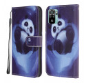 Xiaomi Redmi Note 10 / Note 10s Panda Space Custodia con cinturino