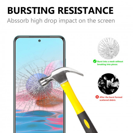 Protezione dello schermo in vetro temperato per Xiaomi Redmi Note 10 / Note 10s
