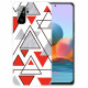 Custodia Xiaomi Redmi Note 10 / Note 10s Marble Triangles