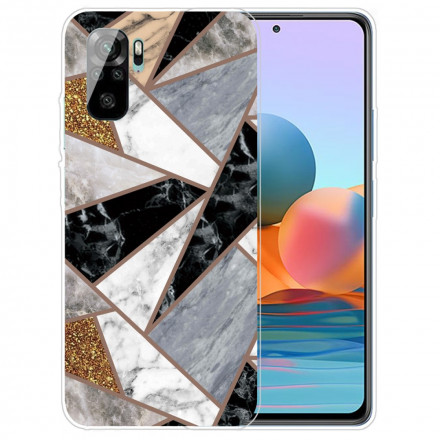 Custodia Xiaomi Redmi Note 10 / Note 10s Marble Geometria Intensa