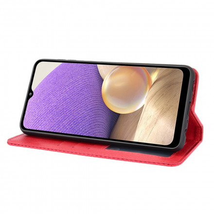 OnePlus 9 Flip Cover effetto pelle vintage