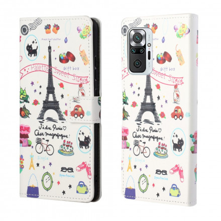 Xiaomi Redmi Note 10 Pro Custodia Amo Parigi