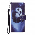 Custodia Xiaomi Redmi Note 10 Pro Panda Space Strap