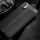 Xiaomi Redmi Note 10 5G Custodia in pelle Effetto litchi Doppia Linea