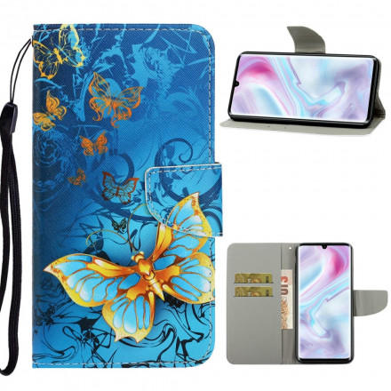 Xiaomi Mi Note 10 / Note 10 Pro Custodia Variations Butterfly Strap