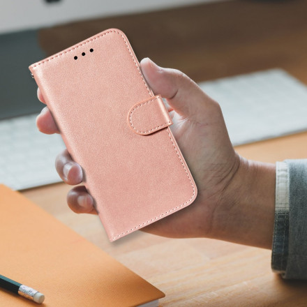 Xiaomi Redmi Note 10 / Note 10s Style Custodia in pelle monocromatica