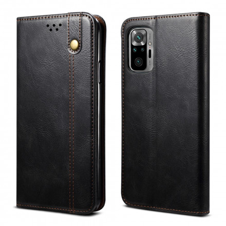 Flip Cover Xiaomi Redmi Note 10 / Note 10s in similpelle