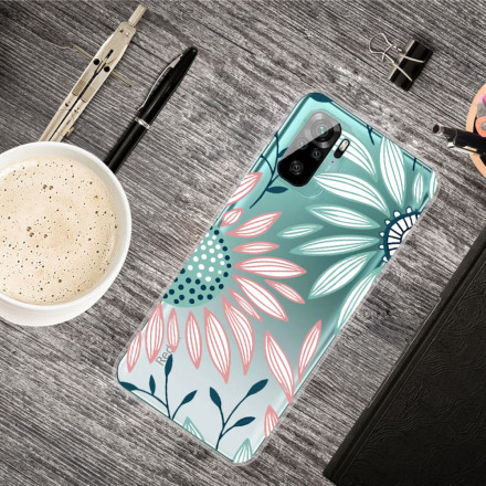 Xiaomi Redmi Note 10 / Note 10s Custodia trasparente One Flower