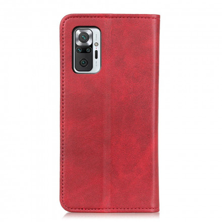 Flip Cover Xiaomi Redmi Note 10 Pro in pelle spaccata