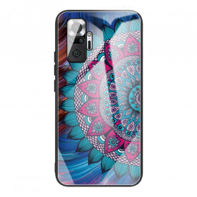 Xiaomi Redmi Note 10 Pro Custodia Mandala Vetro temperato