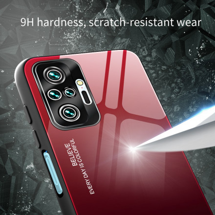 Xiaomi Redmi Note 10 Pro Custodia in vetro temperato Sii te stesso