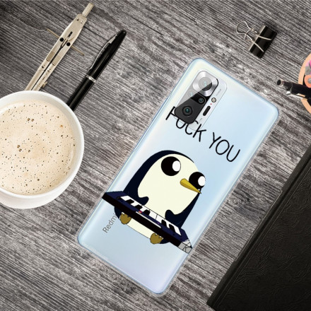 Xiaomi Redmi Note 10 Pro Custodia Penguin Fuck You