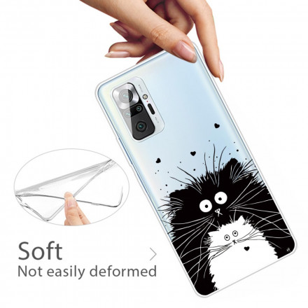 Custodia Xiaomi Redmi Note 10 Pro Guarda i gatti
