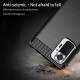 Xiaomi Redmi Note 10 Pro Custodia in fibra di carbonio spazzolata Mofi