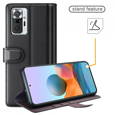 Housse Xiaomi Redmi Note 10 Pro Cuir Véritable Housse Xiaomi Redmi Note 10 Pro Cuir Véritable