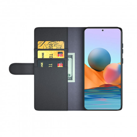 Housse Xiaomi Redmi Note 10 Pro Cuir Véritable Housse Xiaomi Redmi Note 10 Pro Cuir Véritable