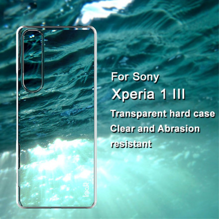 Sony Xperia 1 III IMAK Custodia in cristallo trasparente
