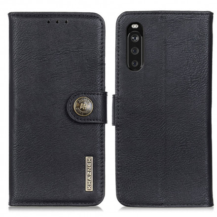 Sony Xperia 10 III Custodia in similpelle KHAZNEH