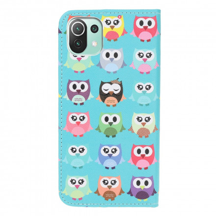 Xiaomi Mi 11 Lite / Lite 5G Custodia Multi Owl
