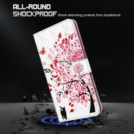 Xiaomi Mi 10T Lite 5G / Redmi Note 9 Pro 5G Luce Spot Albero Rosa Custodia