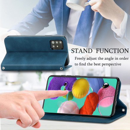 Flip Cover Samsung Galaxy A51 5G similpelle vintage Flip Cover Samsung Galaxy A51 5G similpelle vintage