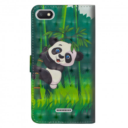 Custodia Xiaomi Redmi 6A Panda e Bamboo