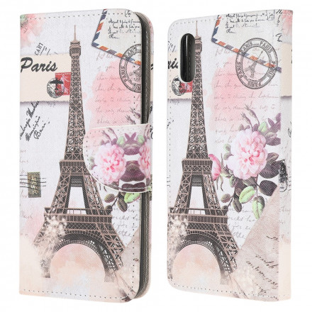 Custodia Samsung Galaxy XCover 5 Retro Torre Eiffel