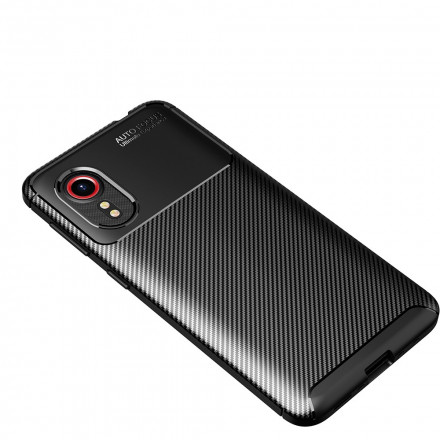 Samsung Galaxy XCover 5 Guscio morbido in fibra di carbonio Texture