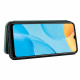 Flip Cover Oppo A15 in silicone color carbonio