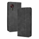 Flip Cover Samsung Galaxy XCover 5 effetto pelle stile vintage