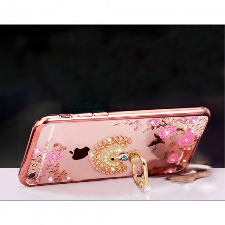 Anello con diamante viola Porta Smart Phone